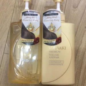 Combo Gội Xả - Dầu Gội Tsubaki Premium Repair Tsubaki (490ml/450ml/chai)