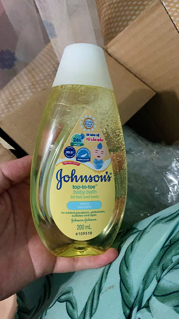 Sữa Tắm Gội Toàn Thân Johnson's Top to Toe Baby Bath 200ml 500ml Sữa Tắm Trẻ Em và Bé Sơ Sinh