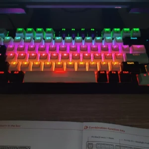 Bàn phím cơ DareU EK75 White Black Firefly/ Dream switch