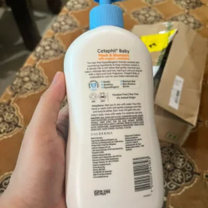 Sữa tắm gội dưỡng ẩm dịu lành cho bé với Calendula hoa cúc hữu cơ CETAPHIL BABY W&SHAMPOO CALENDULA 400ML