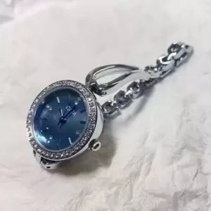 Đồng Hồ Nữ GEDI Đính Hạt Thời Trang Mặt Tròn, Viền Đính Hạt Thời Trang, Thiết Kế Hiện Đại Đơn Giả