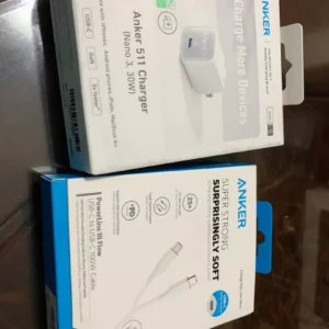 [Cho iPhone 15-17/Samsung] Combo sạc nhanh Anker - Củ Nano 45W và cáp dù Zolo 240W - A2692 + A8060