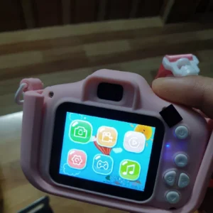 -CLUBLU- Máy Ảnh Kỹ Thuật Số Mini Mèo Camera-007 Cute Có Thể Sạc Lại Chống Sốc Cao Cấp Cho Bé