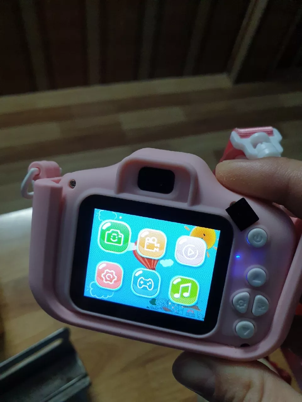 -CLUBLU- Máy Ảnh Kỹ Thuật Số Mini Mèo Camera-007 Cute Có Thể Sạc Lại Chống Sốc Cao Cấp Cho Bé