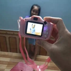 -CLUBLU- Máy Ảnh Kỹ Thuật Số Mini Mèo Camera-007 Cute Có Thể Sạc Lại Chống Sốc Cao Cấp Cho Bé