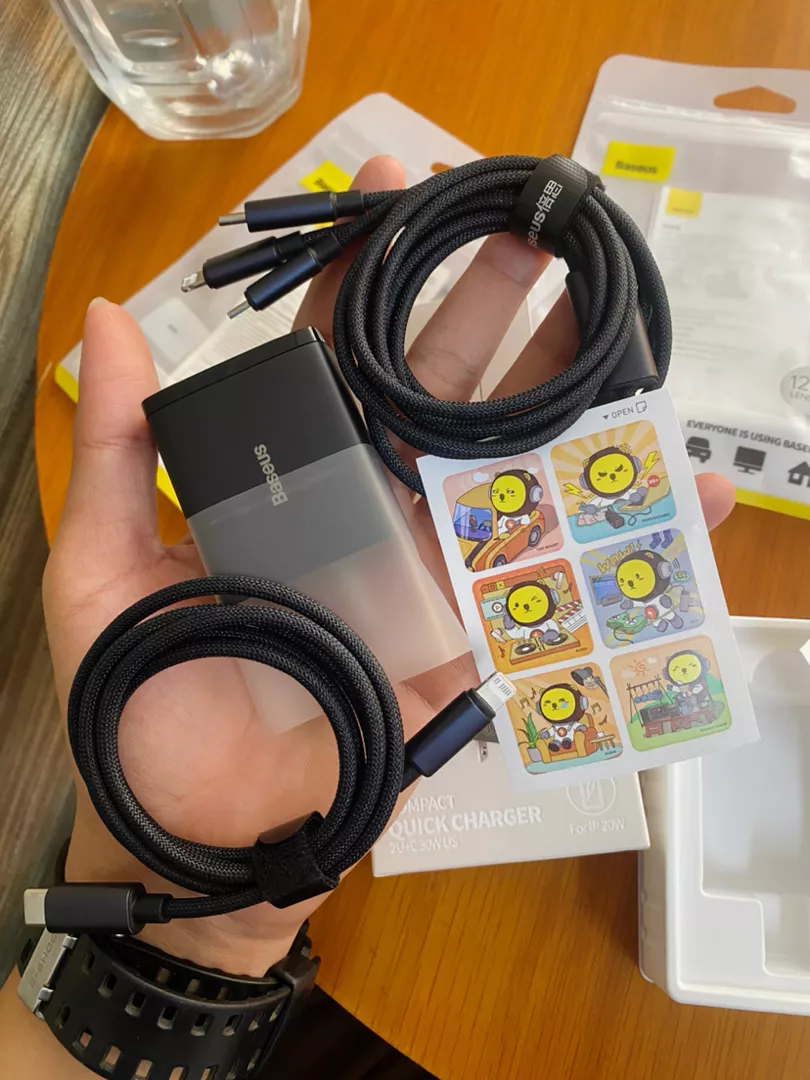Baseus Bộ Sạc Nhanh 30w pd Cổng usb type c