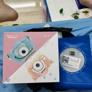 -CLUBLU- Máy Ảnh Kỹ Thuật Số Mini Mèo Camera-007 Cute Có Thể Sạc Lại Chống Sốc Cao Cấp Cho Bé