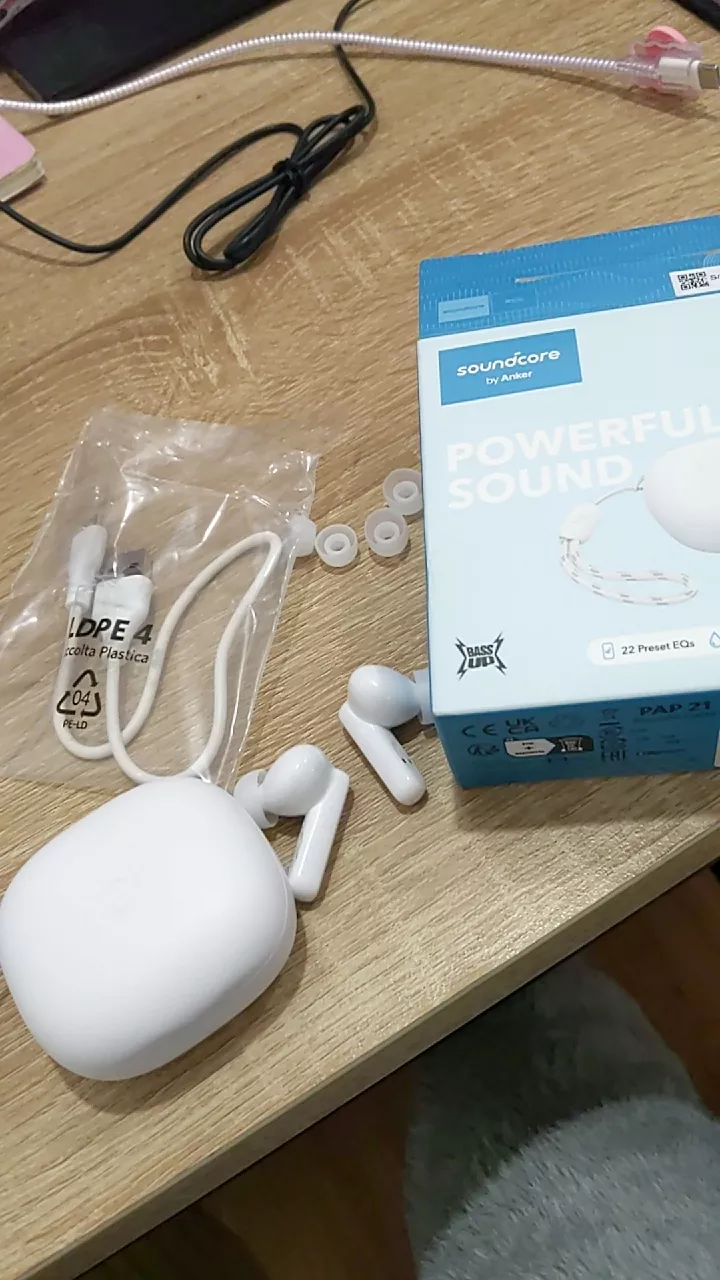 Tai nghe Bluetooth Soundcore R50i - Driver 10mm | Bluetooth 5.3-IPX5 | Pin đến 30h | Hỗ trợ App Soundcore- A3949