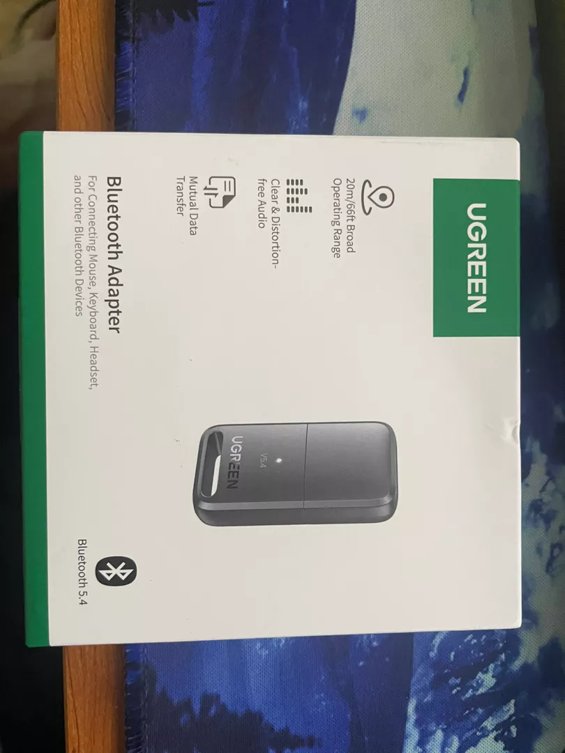 Ugreen USB Bluetooth 6.0 5.4 5.3 5.0 Bộ chuyển đổi Bộ thu phát Dongle không dây cho PC Windows 11 10 8.1 Tai nghe âm thanh nổi Bluetooth