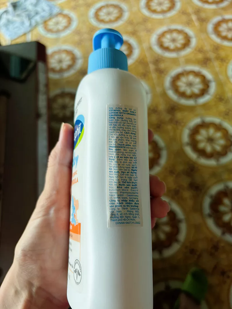 Sữa dưỡng ẩm dịu lành cho bé CETAPHIL BABY LOTION WITH ORGANIC CALENDULA 400ML