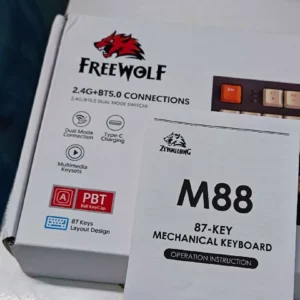 Bàn Phím Cơ Bluetooth Không Dây M88 Cao Cấp Có HOTSWAP Lót Foam Tiêu Âm, Trục Red Switch