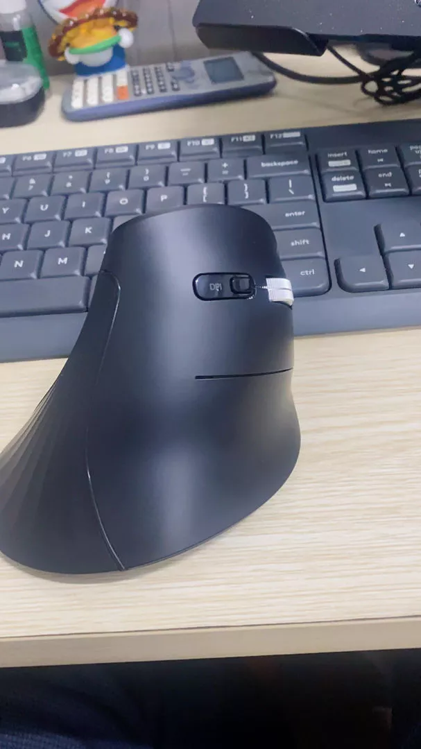 UGREEN Chuột không dây Bluetooth 5.0+2.4G Chuột bấm im lặng không dây 4000DPI dọc tiện dụng cho máy tính xách tay laptop MCBook PC Tablet PAD Windows Mac OS