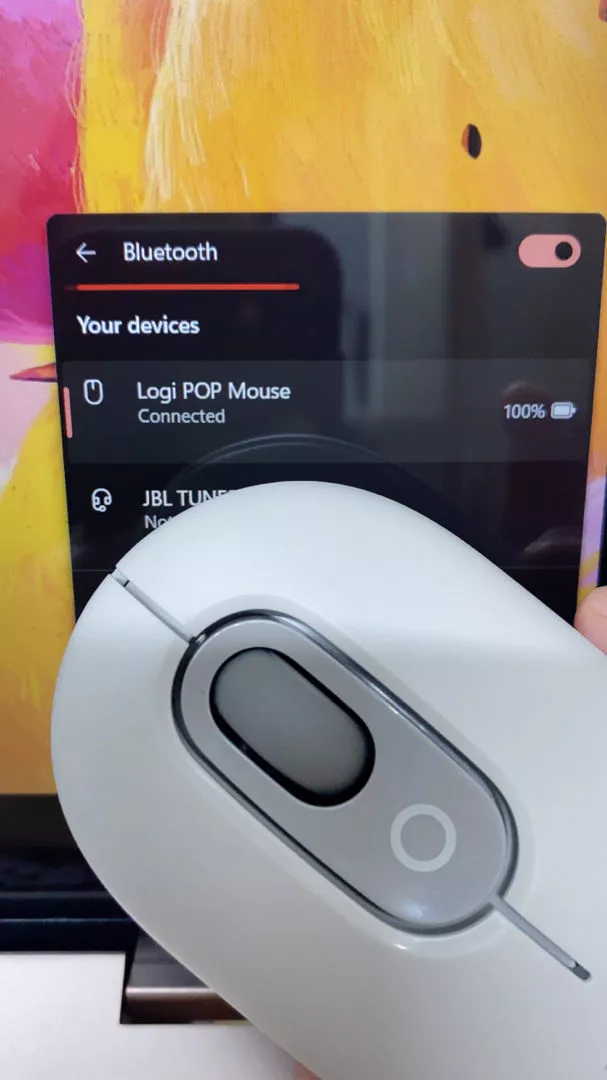 Chuột không dây bluetooth Logitech POP Mouse - Emoji tùy chỉnh, SilentTouch giảm ồn
