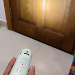 Quạt Cầm Tay 3 in 1 JISULIFE F8X Plus 4500mAh Tích Hợp Sạc Dự Phòng - Đèn Pin Siêu Sáng Bảo Hành 12 tháng