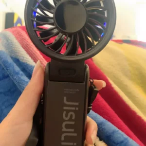 Quạt cầm tay tích điện mini Jisulife Life 7 5 cấp độ gió 3600/5000mAh - Sử dụng lên đến 12h - Chính hãng - BH 12 tháng