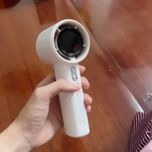 【Tặng quà/Bảo hành nửa năm】GOOJODOQ Quạt Turbo Jet 3600 mAh có thể sạc lại, cầm tay, di động, gió mạnh, tốc độ cao 100 vòng/phút