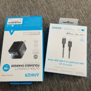 [iP15 trở lên & Android] Combo sạc nhanh ANKER - Củ Zolo 20W/30W 1C & Cáp Dù CtoC 60W - A2699/8+A8752/3