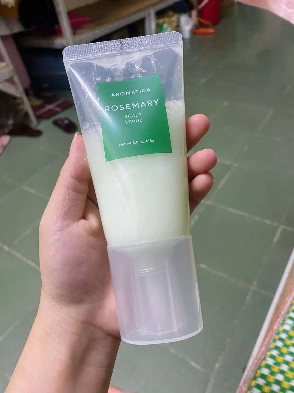 Tẩy Tế Bào Chết Da Đầu Aromatica Chiết Xuất Hương Thảo 165ml
