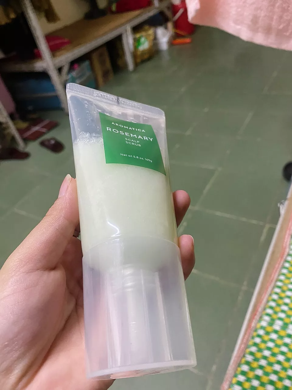 Tẩy Tế Bào Chết Da Đầu Aromatica Chiết Xuất Hương Thảo 165ml