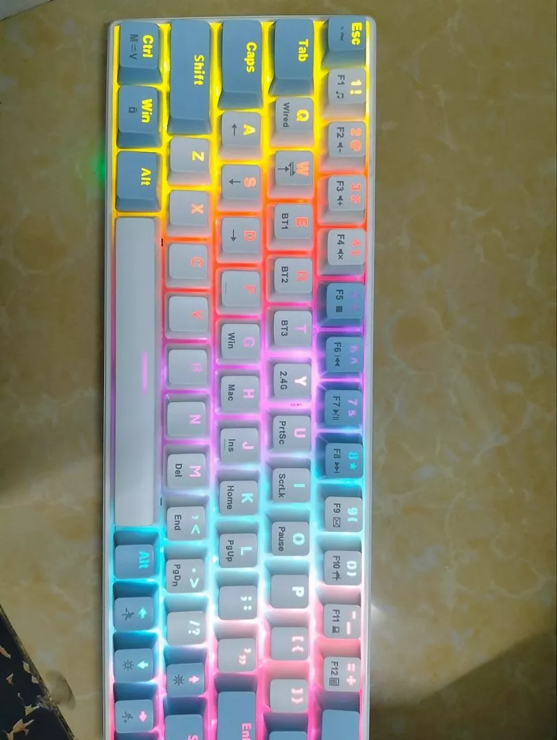 Chuột Gaming Bluetooth Không Dây Chip PAW3395 Xinmeng MS301 Siêu nhẹ DPI 26000 Có App marco