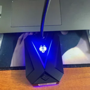 Micro Máy Tính, Laptop MK10 LED RGB Thu Âm Chống Nhiễu Kết Nối Jack USB Hoặc 3.5mm Dùng Live Stream