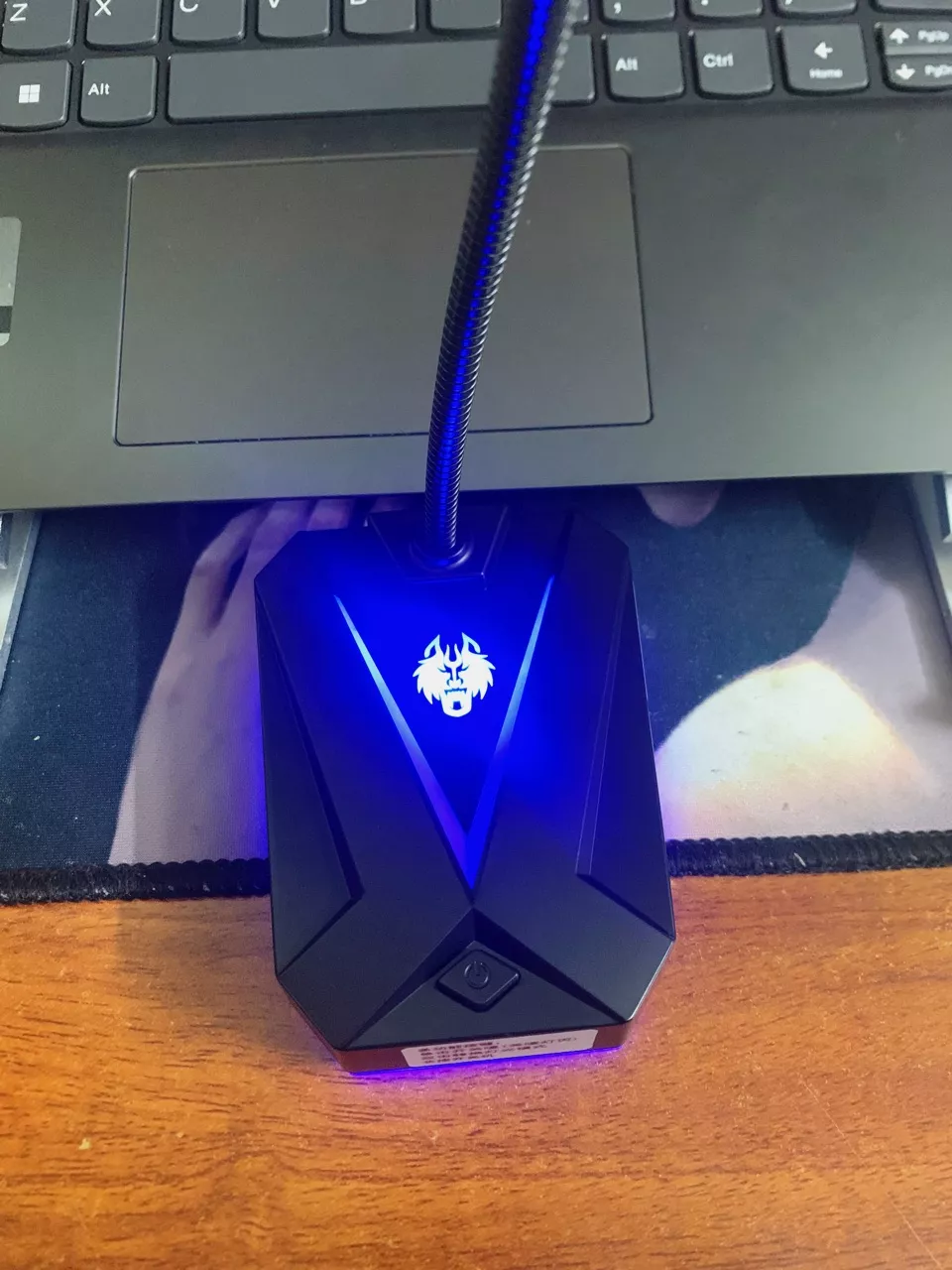Micro Máy Tính, Laptop MK10 LED RGB Thu Âm Chống Nhiễu Kết Nối Jack USB Hoặc 3.5mm Dùng Live Stream