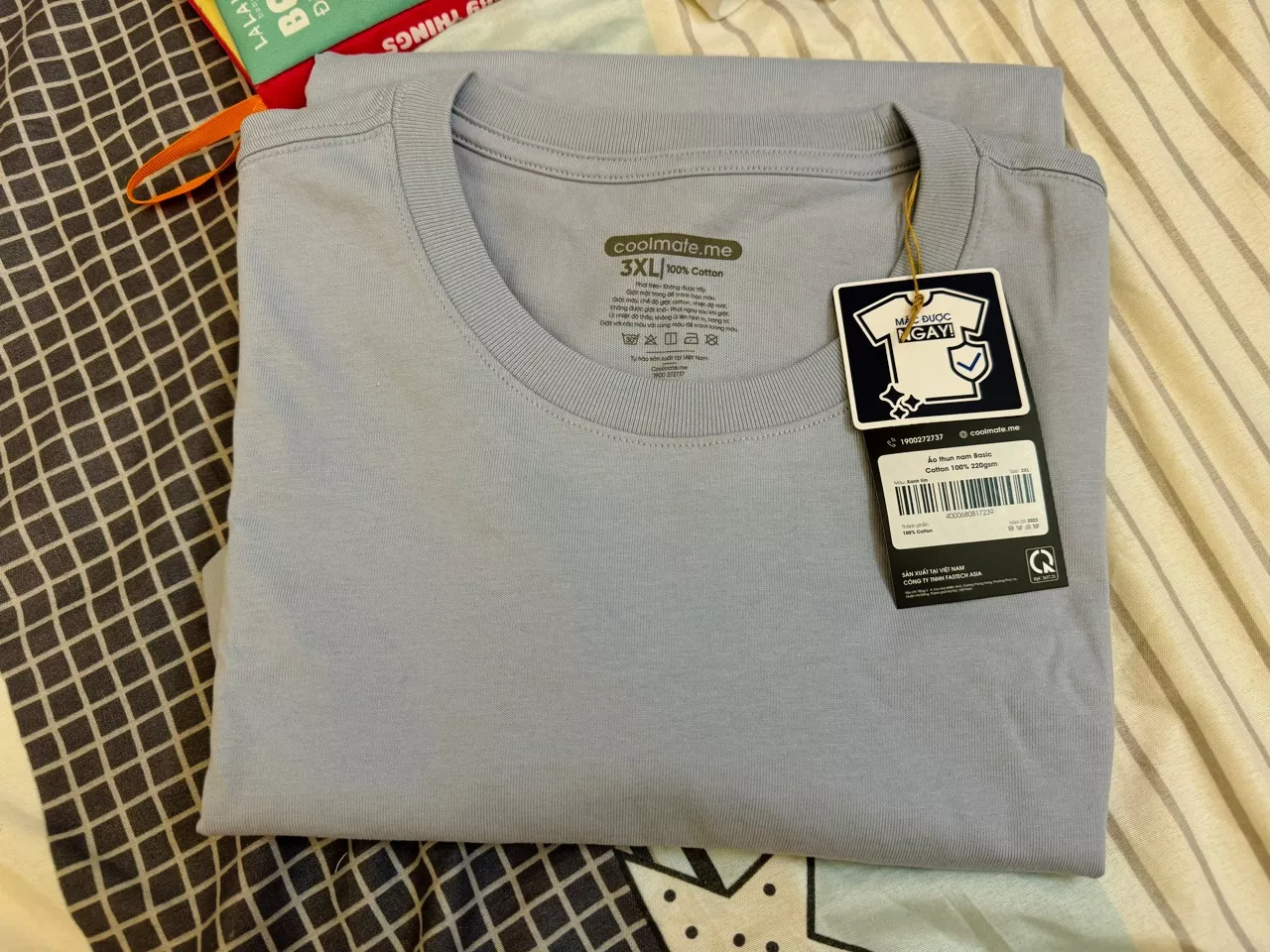 Áo thun nam TShirt Basic Cotton 100% 220gsm dày dặn mềm mại Coolmate