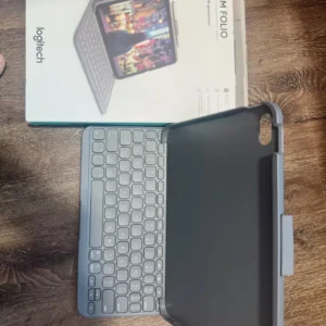 Bao da kèm phím Logitech Slim Folio cho iPad Gen 10 (10.9 inch) & Bút cảm ứng Logitech Crayon