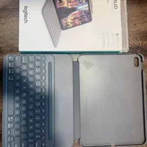 Bao da kèm phím Logitech Slim Folio cho iPad Gen 10 (10.9 inch) & Bút cảm ứng Logitech Crayon