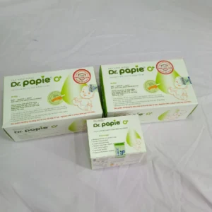 Hộp gạc rơ lưỡi/ răng miệng Dr Papie 30pcs 0+/1+