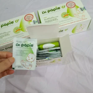 Hộp gạc rơ lưỡi/ răng miệng Dr Papie 30pcs 0+/1+