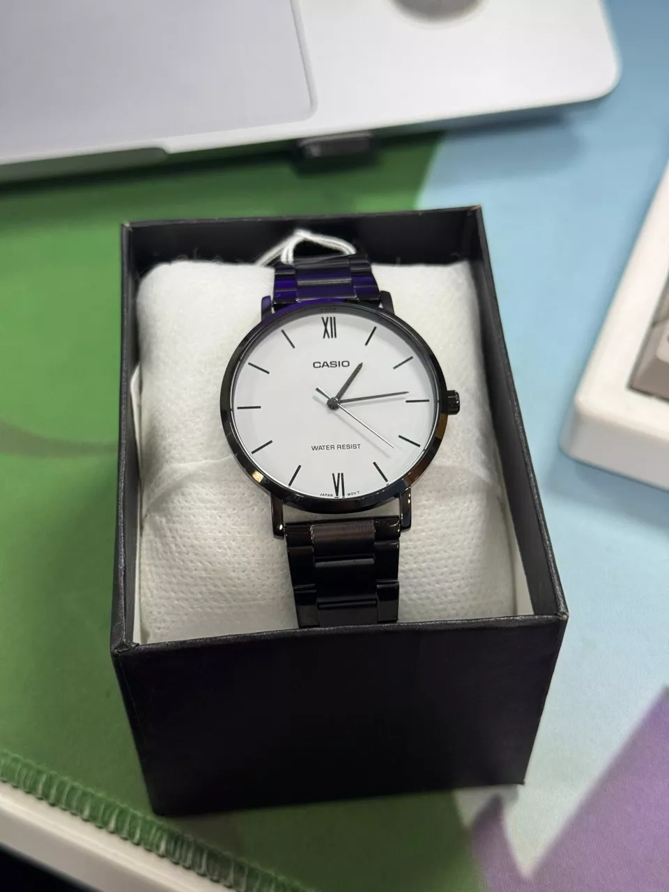 Đồng Hồ Nam MTP-VT01 Sang Trọng Tinh Tế Mặt Kính Khoáng Tròn 40mm Chống Nước Chính Hãng Casio - WATCHSTORE