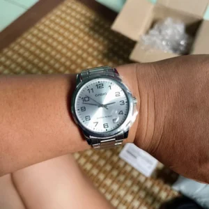 Đồng hồ đôi nam nữ dây kim loại Casio Anh Khuê MTP/LTP-V001D-7B