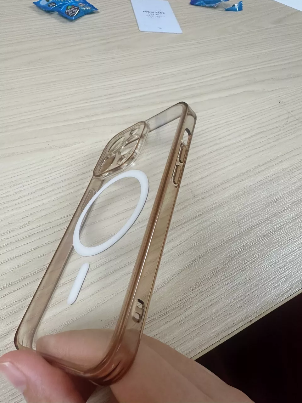 Ugreen Ốp Điện Thoại Trong Suốt Từ Tính Chống Va Đập Cho iPhone 15 16 17 Pro Max