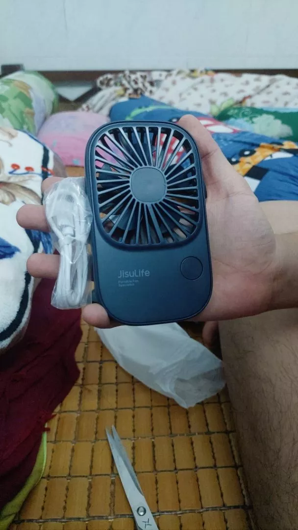 Quạt Mini Cầm Tay Jisulife FA49 2000mAh Nhỏ Gọn - Siêu Mỏng - Dễ Thương - Chính Hãng - Bảo Hành 12 Tháng