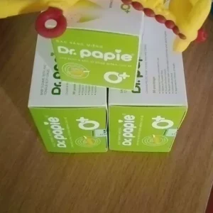 Hộp gạc rơ lưỡi/ răng miệng Dr Papie 30pcs 0+/1+