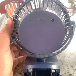 ( Loại 1) Quạt tích điện kẹp bàn mini để bàn 5 mức độ có đèn led pin 5000 MHA Và 10000 MHA cao cấp
