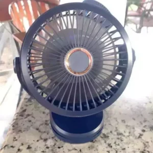 ( Loại 1) Quạt tích điện kẹp bàn mini để bàn 5 mức độ có đèn led pin 5000 MHA Và 10000 MHA cao cấp