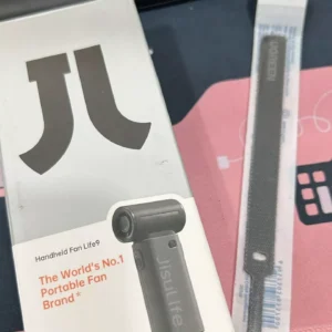 Quạt cầm tay mini Jisulife Life 9 ABS 5 cấp độ gió 3600mAh/5000mAh - Sử dụng liên tục 12h - Chính hãng - BH 12 tháng