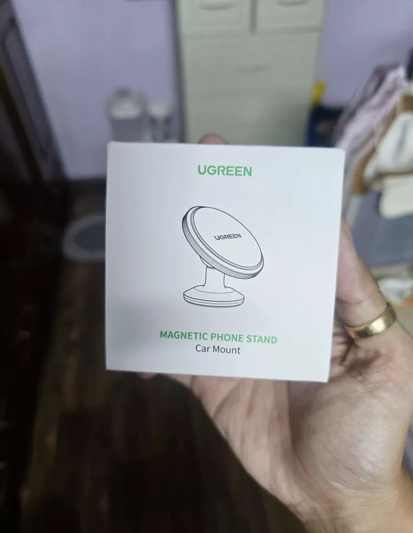 Giá đỡ điện thoại từ tính trên xe UGREEN có nam châm xoay 360°, kích thước mini, tiện dụng cao cấp, cho iPhone 17/16/15/14 Pro max, Samsung S26/25/S24 Ultra