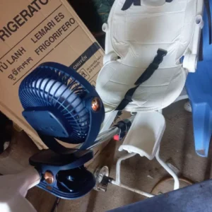 ( Loại 1) Quạt tích điện kẹp bàn mini để bàn 5 mức độ có đèn led pin 5000 MHA Và 10000 MHA cao cấp