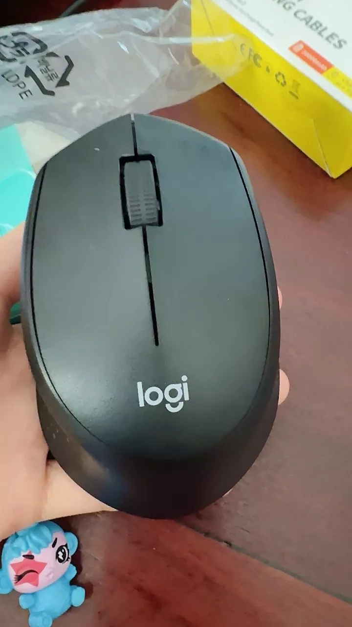 Chuột không dây Logitech M330 Silent Plus - Giảm ồn, USB, thuận tay phải, PC/ Laptop