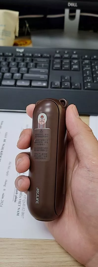 Quạt Cầm Tay Mini 3 Trong 1 JISULIFE F8 2000mAh Tích Hợp Sạc Dự Phòng, Đèn Pin Siêu Sáng Chính Hãng - Bảo Hành 12 Tháng