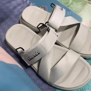 Giày Sandals Nam Nữ Cao Cấp Unisex Êm Chân Quai Liền Shondo F6 Sport Đen F6S1111