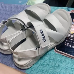 Giày Sandals Nam Nữ Cao Cấp Unisex Êm Chân Quai Liền Shondo F6 Sport Đen F6S1111