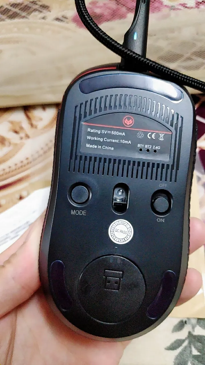 Chuột Silent bluetooth không dây Atas F20 - Dual Mode - Pin sạc 500mah - Sử dụng liên tục 50h