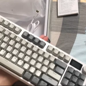 Bàn Phím Cơ Không Dây Bluetooth Ziyou K86 LED RGB APP MARCO Có Núm Xoay HOTSWAP 5 Pin Lót Foam