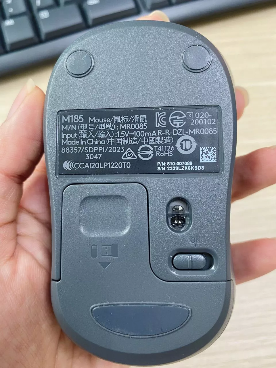 Combo chuột phím không dây Logitech MK275 - Phím media & viền chuột nổi bật, 1 đầu USB