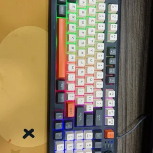 Bàn phím giả cơ Gaming Xunfox K82 Có núm xoay - Led Rainbow - Keycap BPT - Phím cực êm không có tiếng