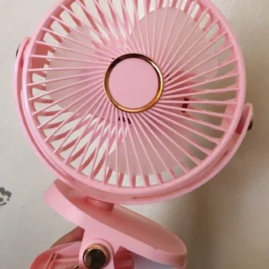 ( Loại 1) Quạt tích điện kẹp bàn mini để bàn 5 mức độ có đèn led pin 5000 MHA Và 10000 MHA cao cấp